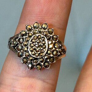 Vintage Silver Marcasite Ring